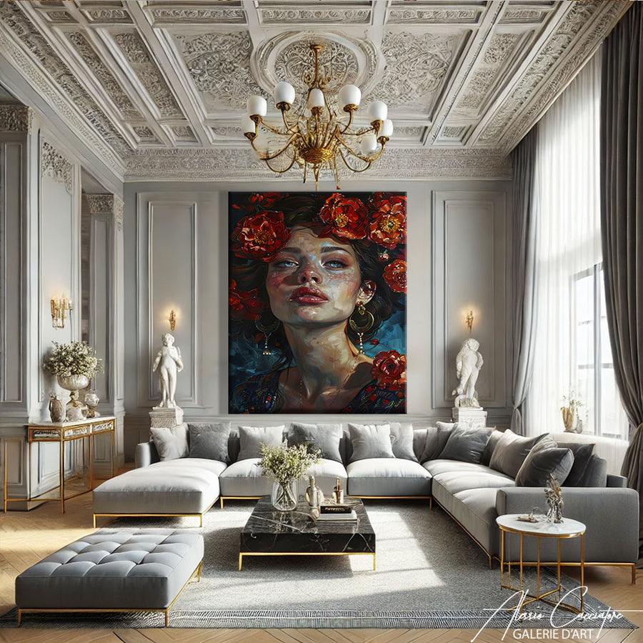 Peinture Baroque Femme – mise en situation