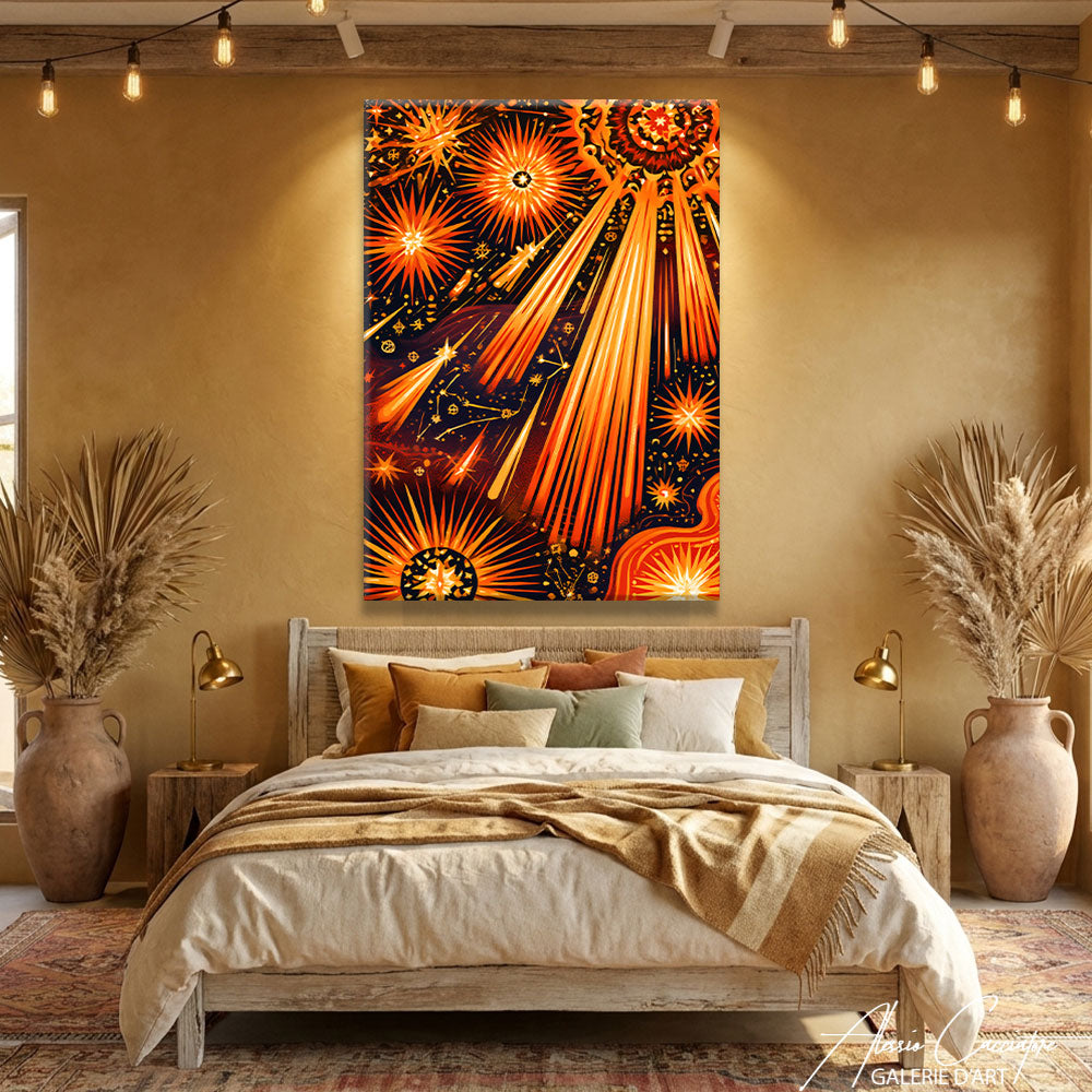 Toile Psychedelique Boheme