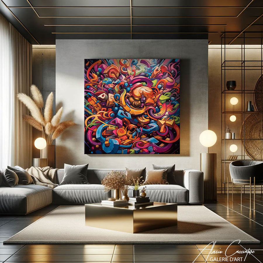 Tableau Carré Couleur – mise en situation