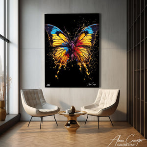 tableau papillon moderne