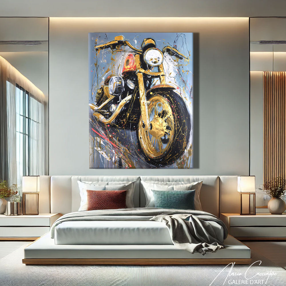Toile Moto Cross