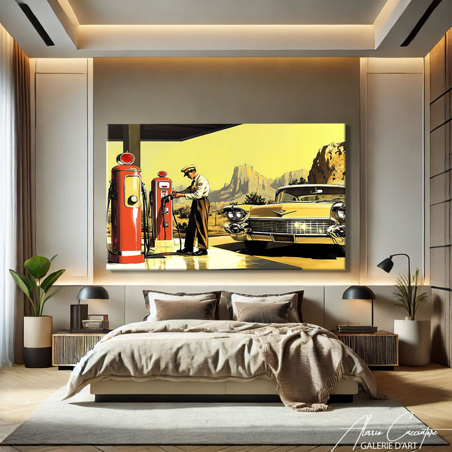Tableau Pompe Essence – mise en situation