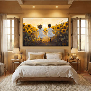 Toile Champs De Tournesol