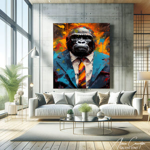 tableau gorille pop art