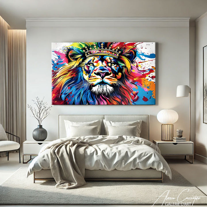 Tableau Lion Moderne