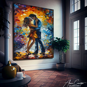 Tableau Couple Entrelacé