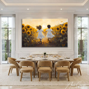 Affiche Champs De Tournesol