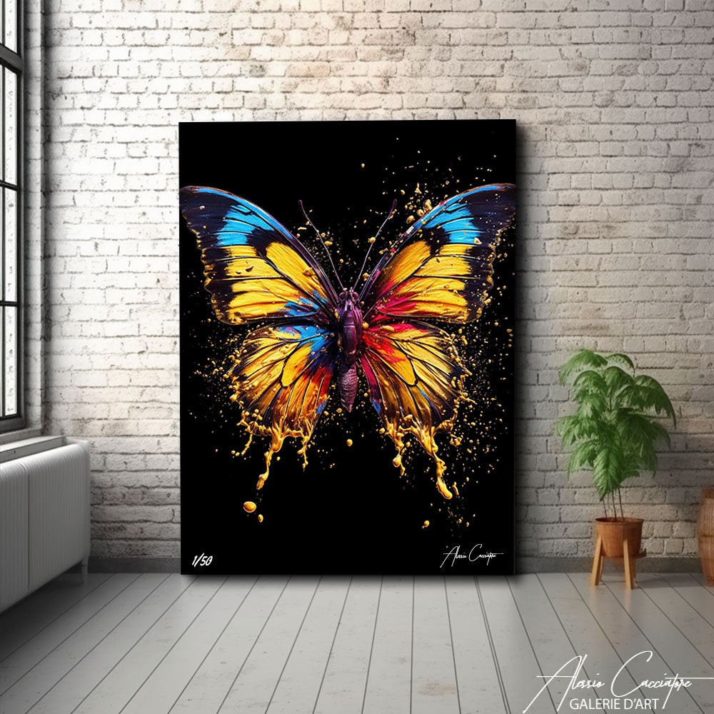tableau decoration papillon