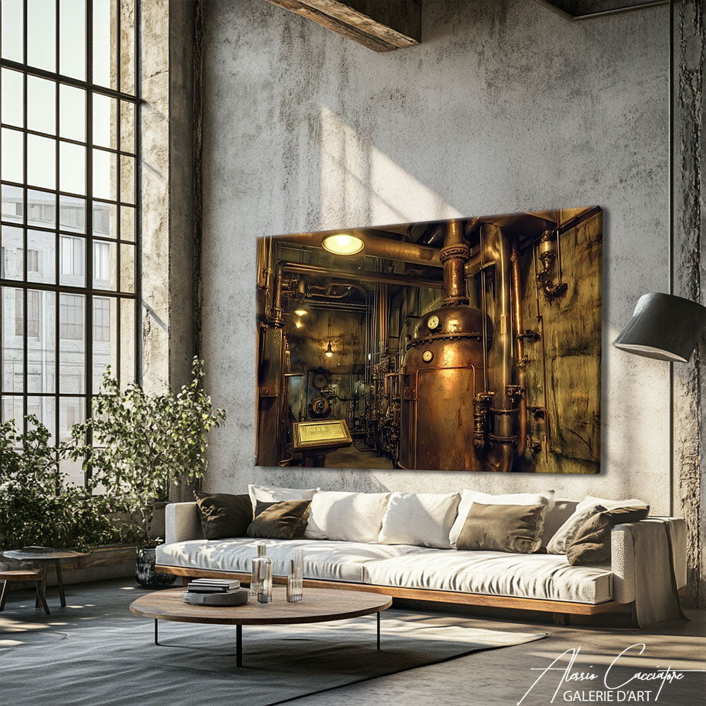 tableau industriel vintage