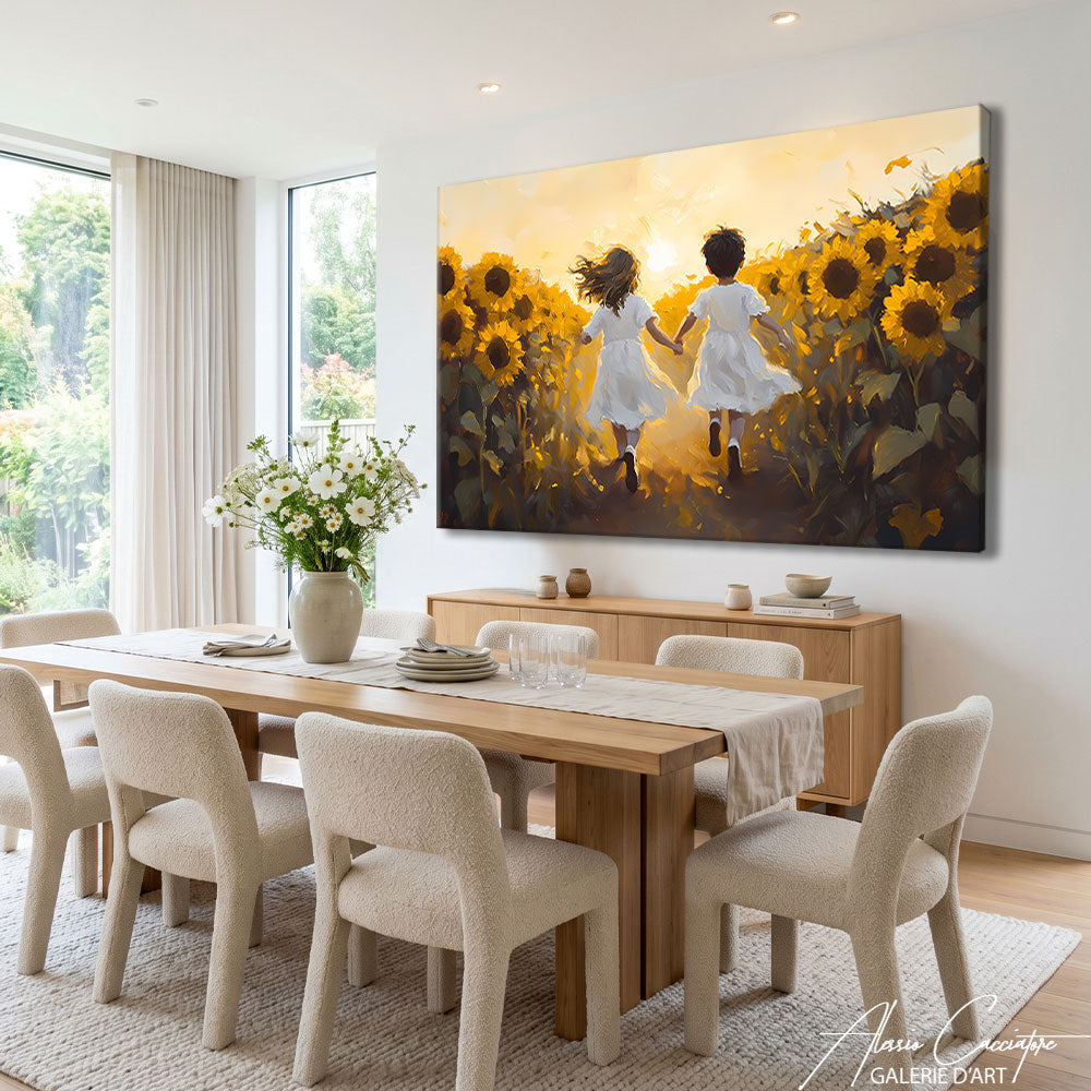 Décoration Murale Champs De Tournesol