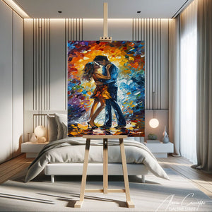 tableau couple abstrait