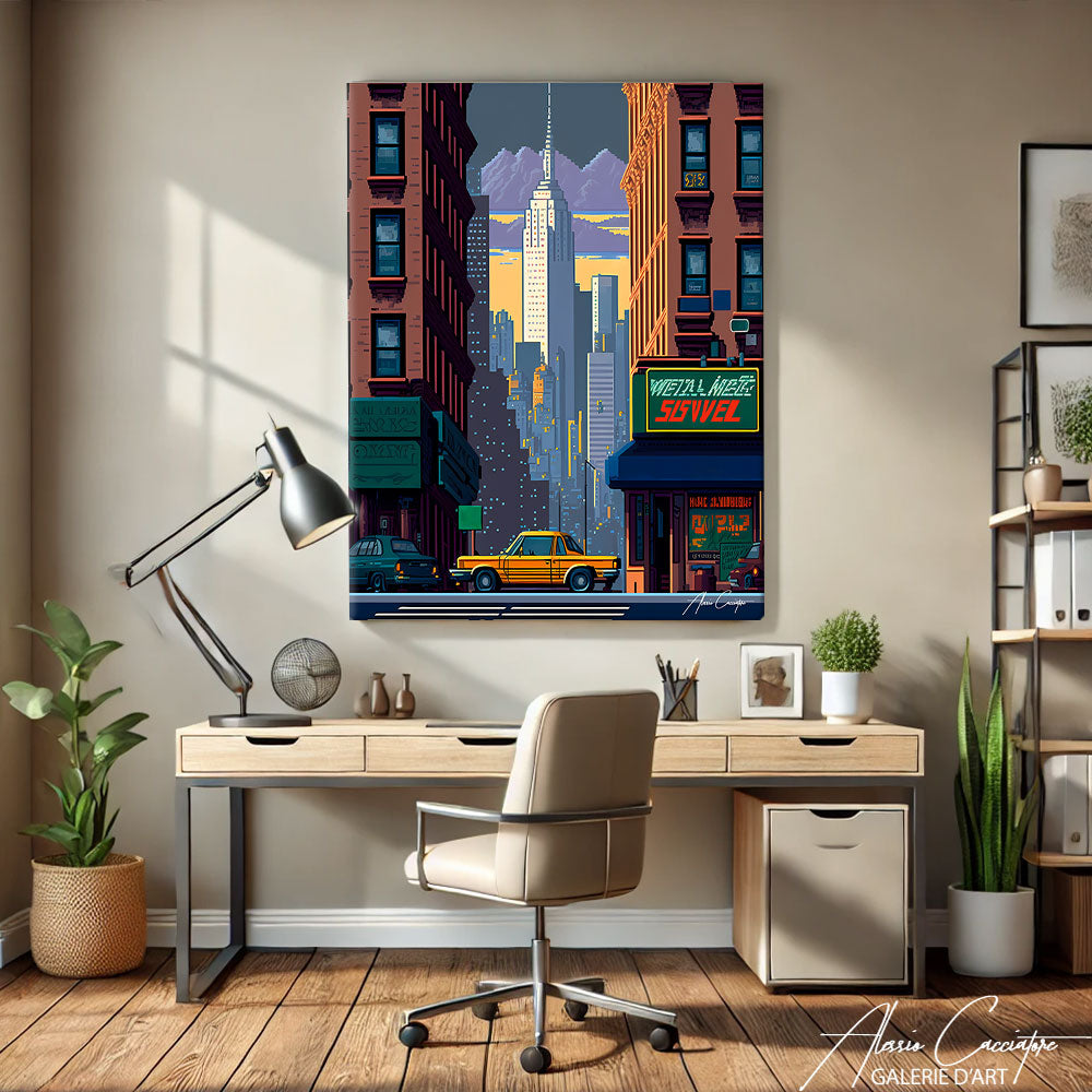 TABLEAU NEW YORK RETRO
