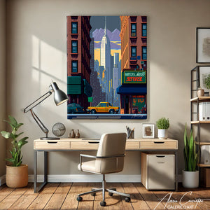 TABLEAU NEW YORK RETRO
