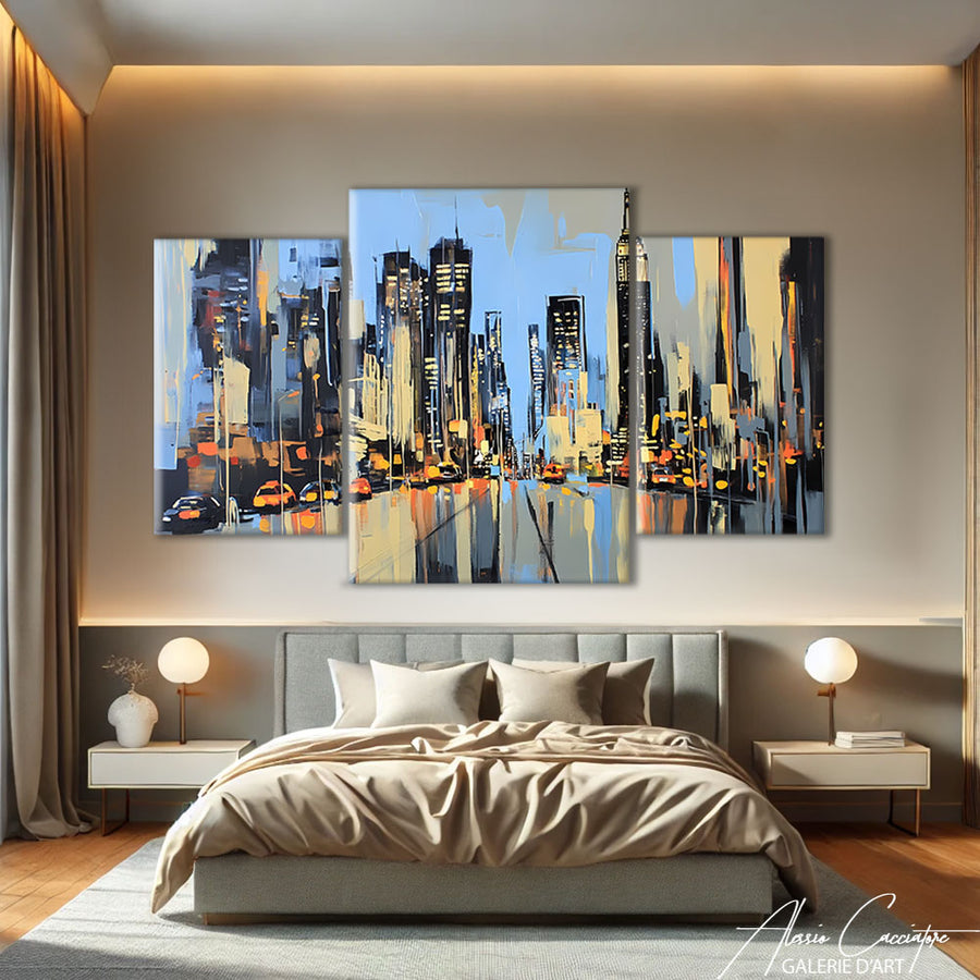 TABLEAU TRIPTYQUE URBAIN – mise en situation
