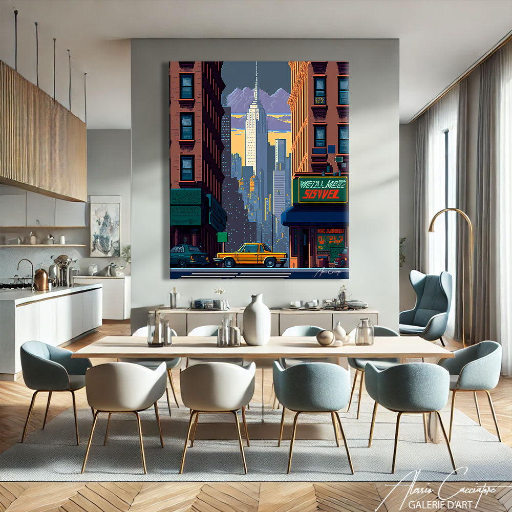 TABLEAU NEW YORK RETRO POP
