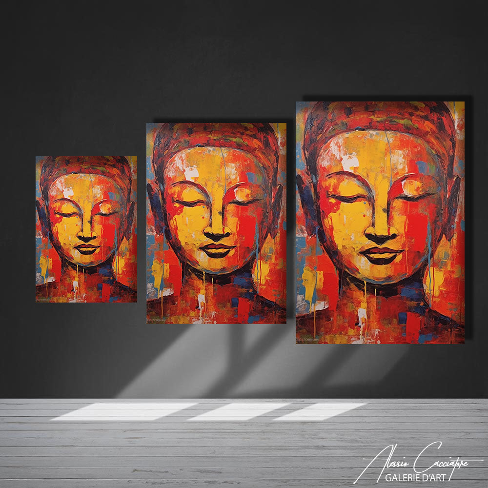 tableau bouddha