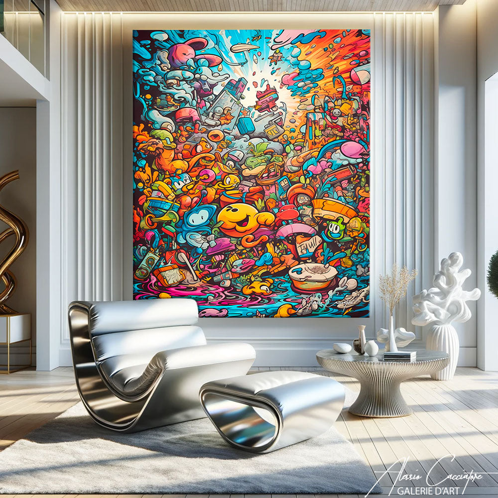 grand tableau graffiti