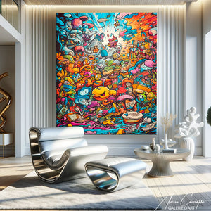 grand tableau graffiti