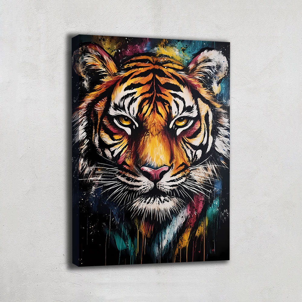 TABLEAU TIGRE ABSTRAIT