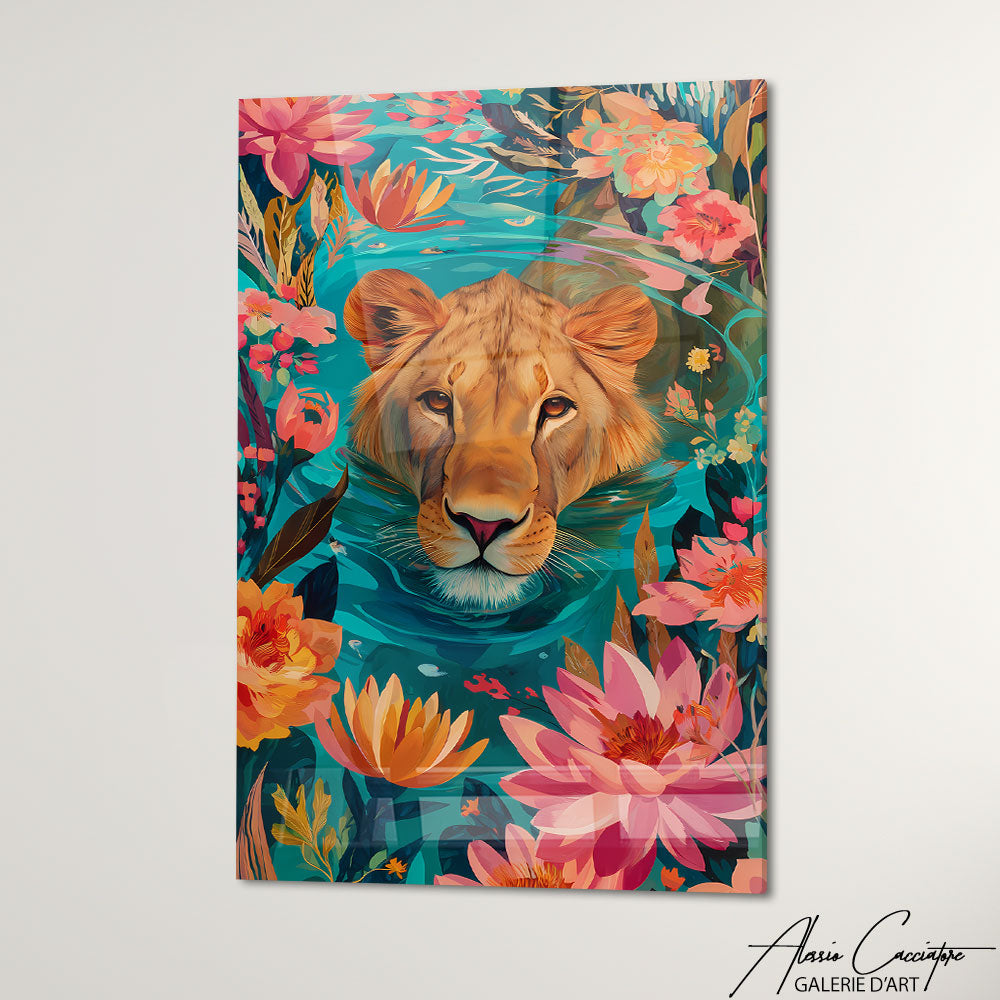 Tableau Lion Moderne