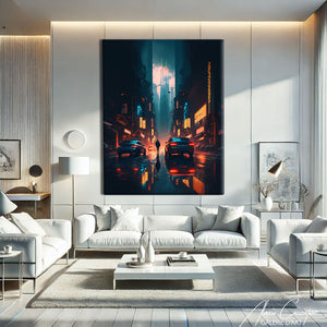 Tableau New York Abstrait 