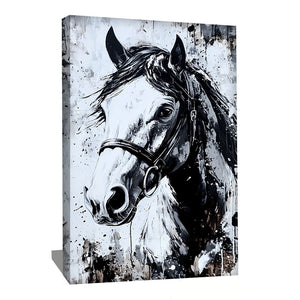 TABLEAU CHEVAL NOIR
