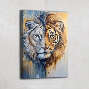 TABLEAU LION ARTISTE