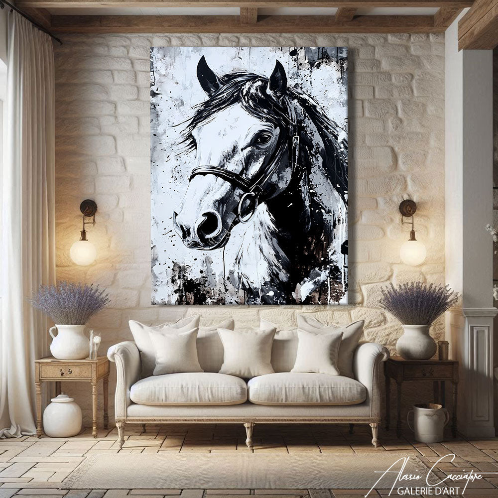 tableau noir et blanc