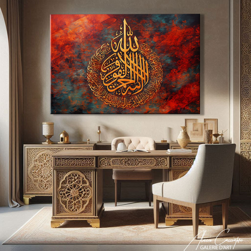 Tableau Ayat Al Kursi