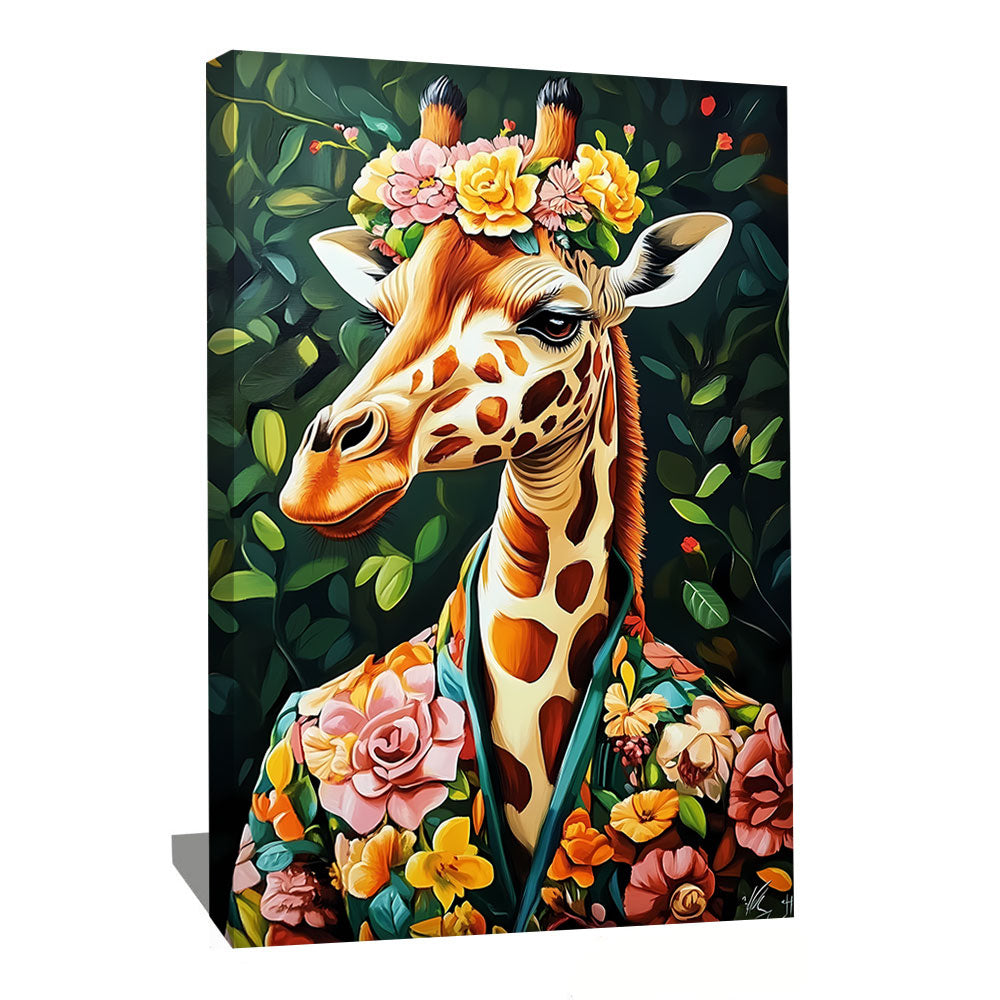 TABLEAU GIRAFE POP ART
