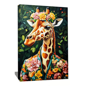 TABLEAU GIRAFE POP ART