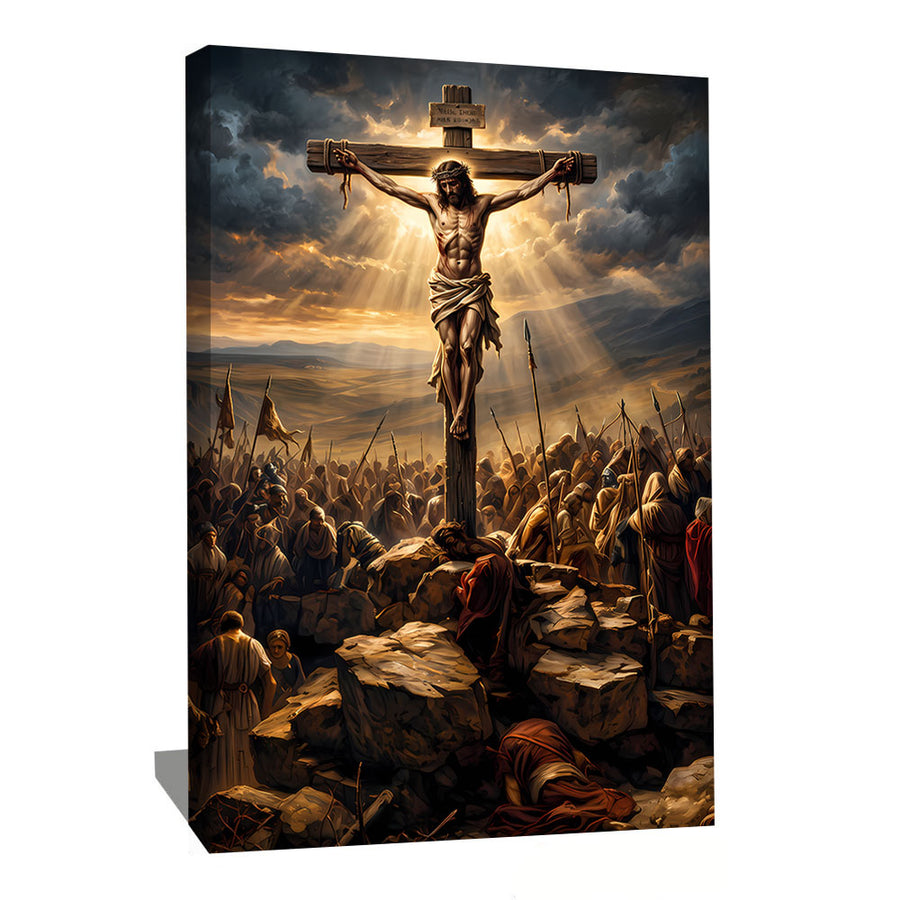 TABLEAU CHRIST EN CROIX