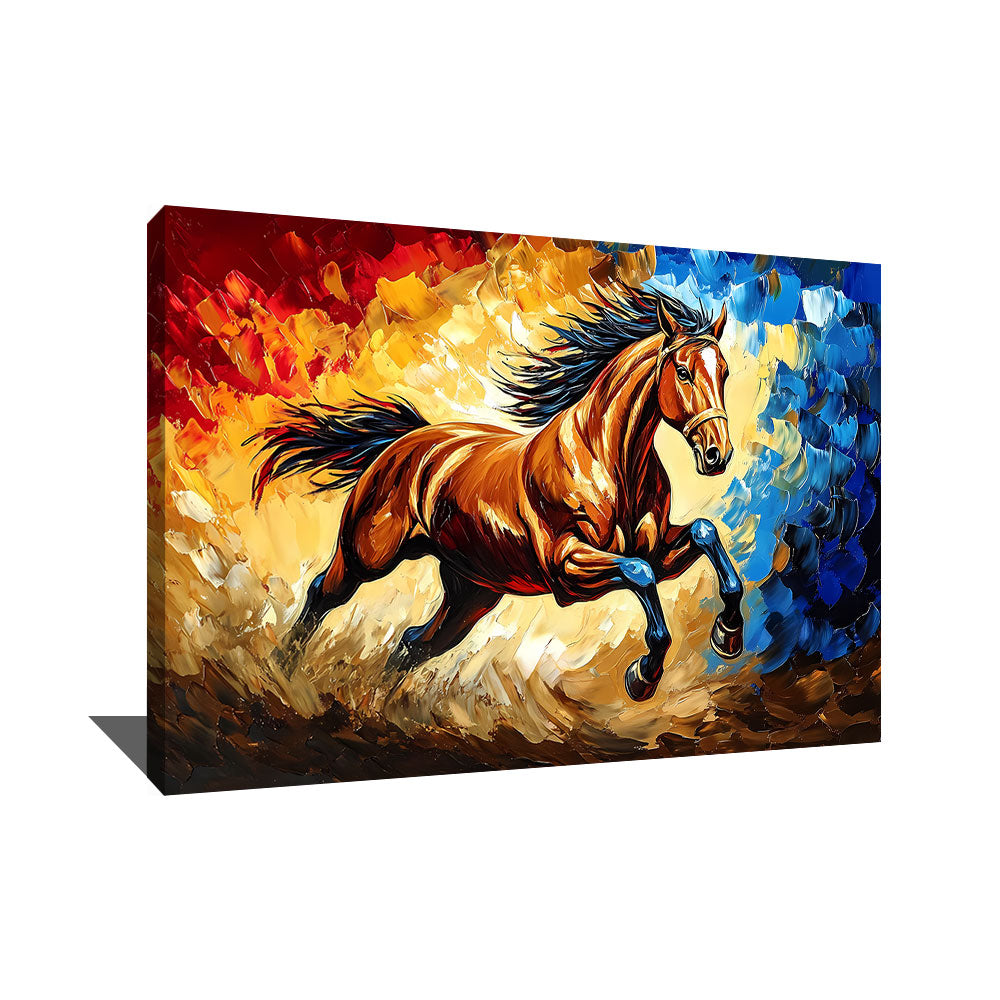 TABLEAU CHEVAL ART MODERNE