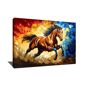 TABLEAU CHEVAL ART MODERNE