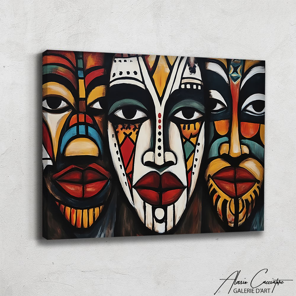 Tableau Masque Africain
