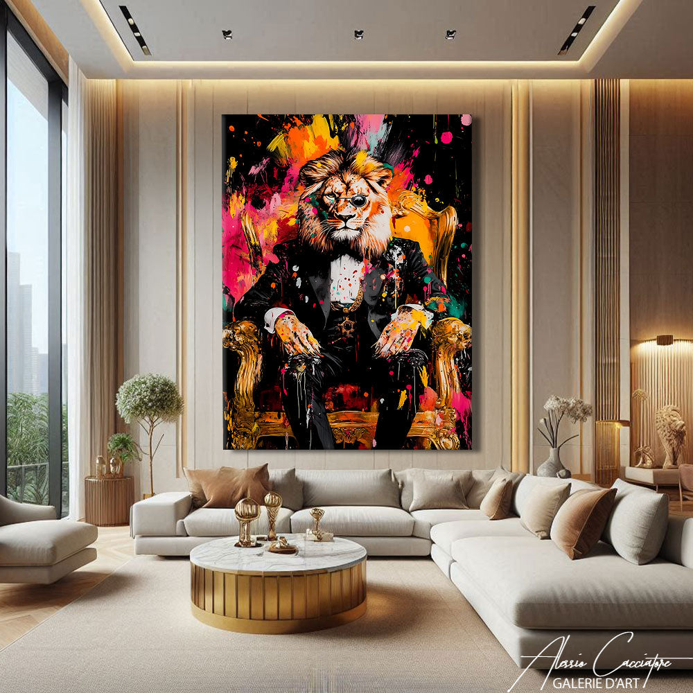 Tableau Lion Mafia