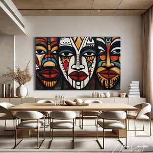 Tableau Masque Africain