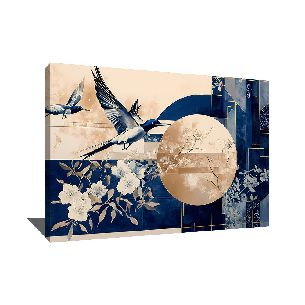 TABLEAU JAPONAIS DORÉ