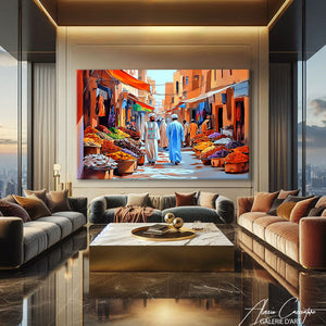 Tableau Souk Marrakech