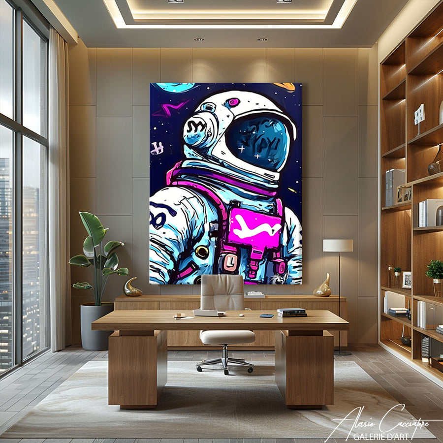 Tableau Moderne Pop Art – mise en situation