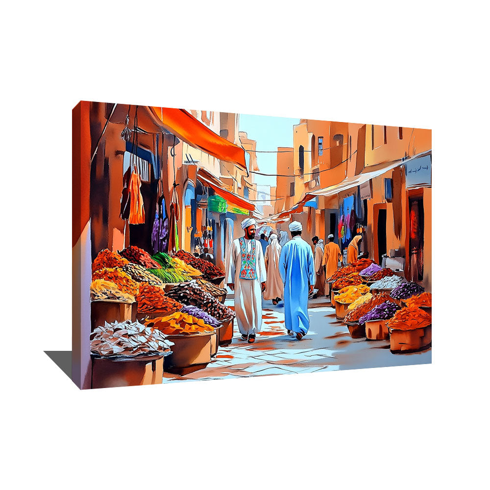 Tableau Souk Marrakech