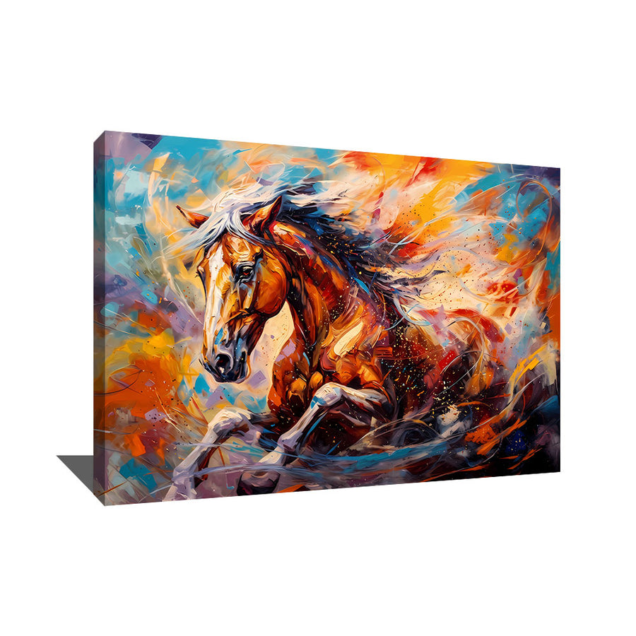 Tableau Cheval Peintre