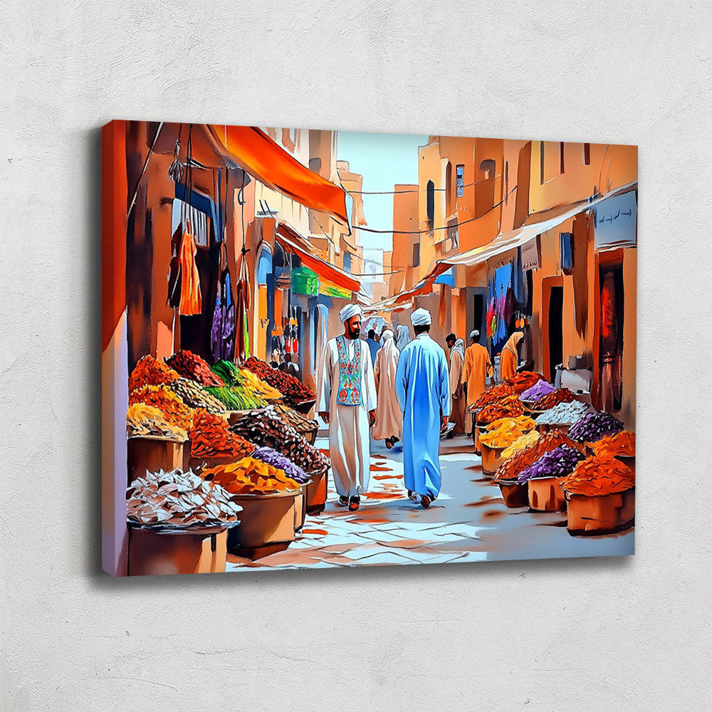 Tableau Souk Marrakech