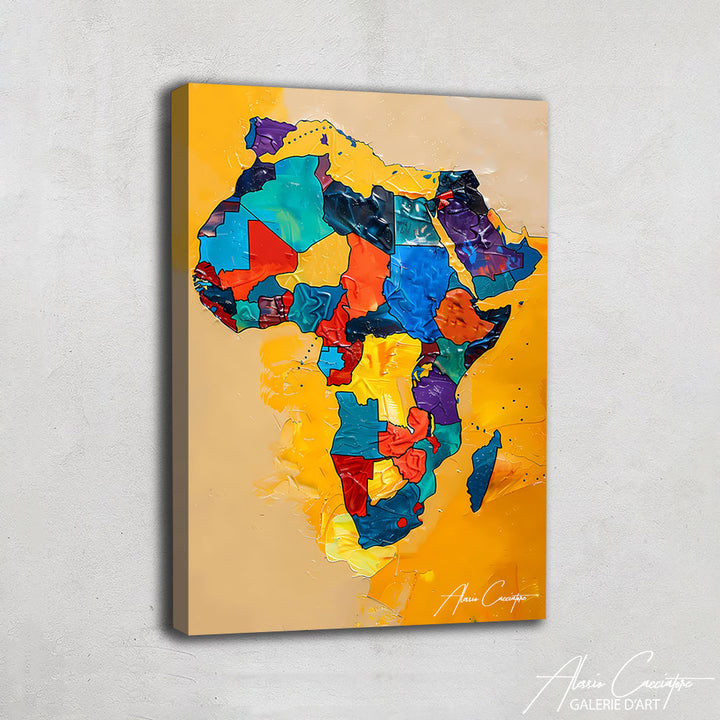 Tableau Carte d'Afrique