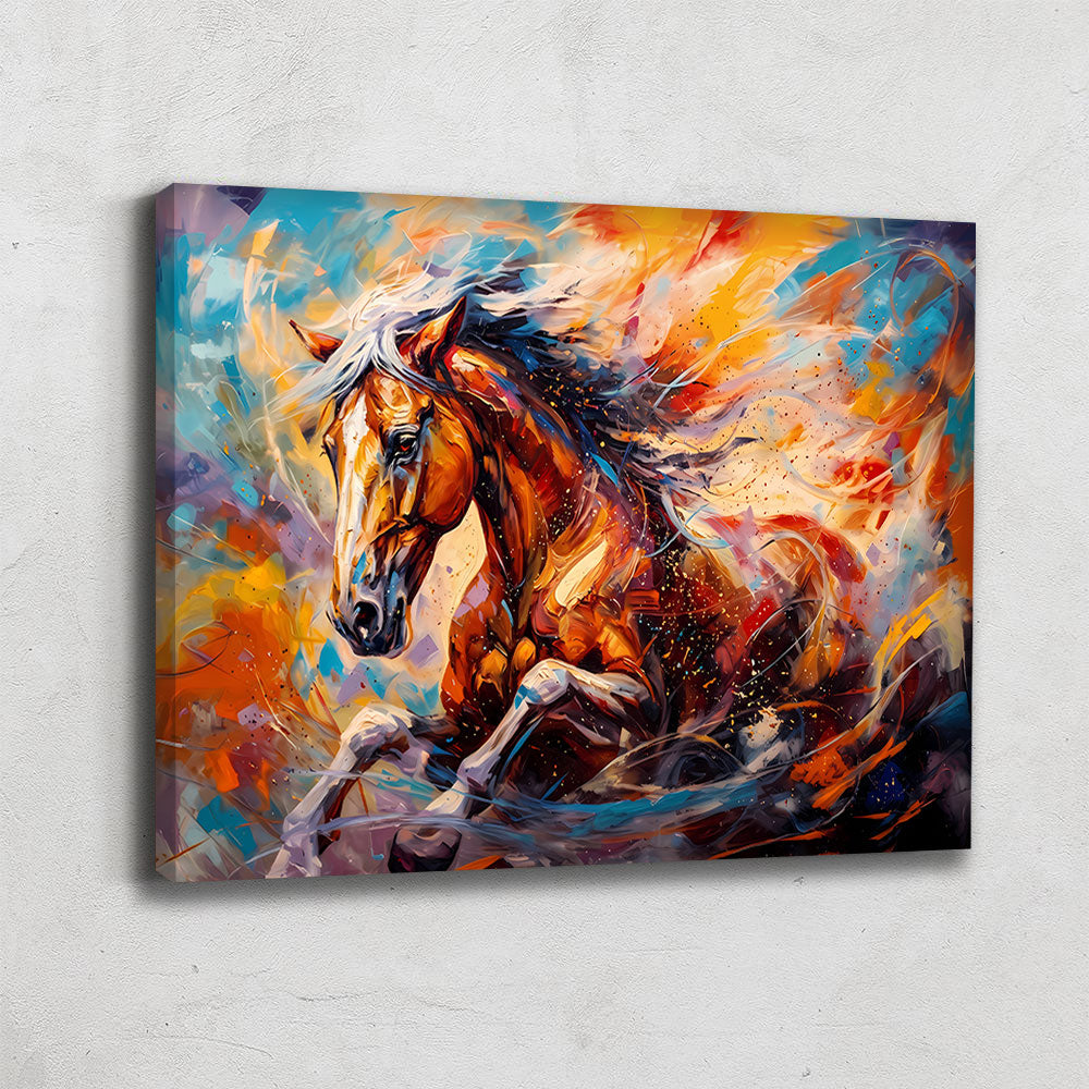 Tableau Cheval Peintre