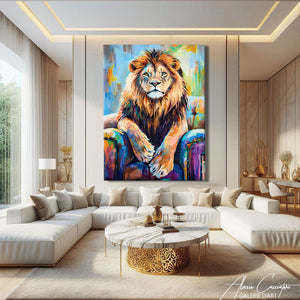Tableau Pop Art Lion