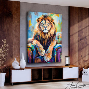 Tableau Lion Moderne