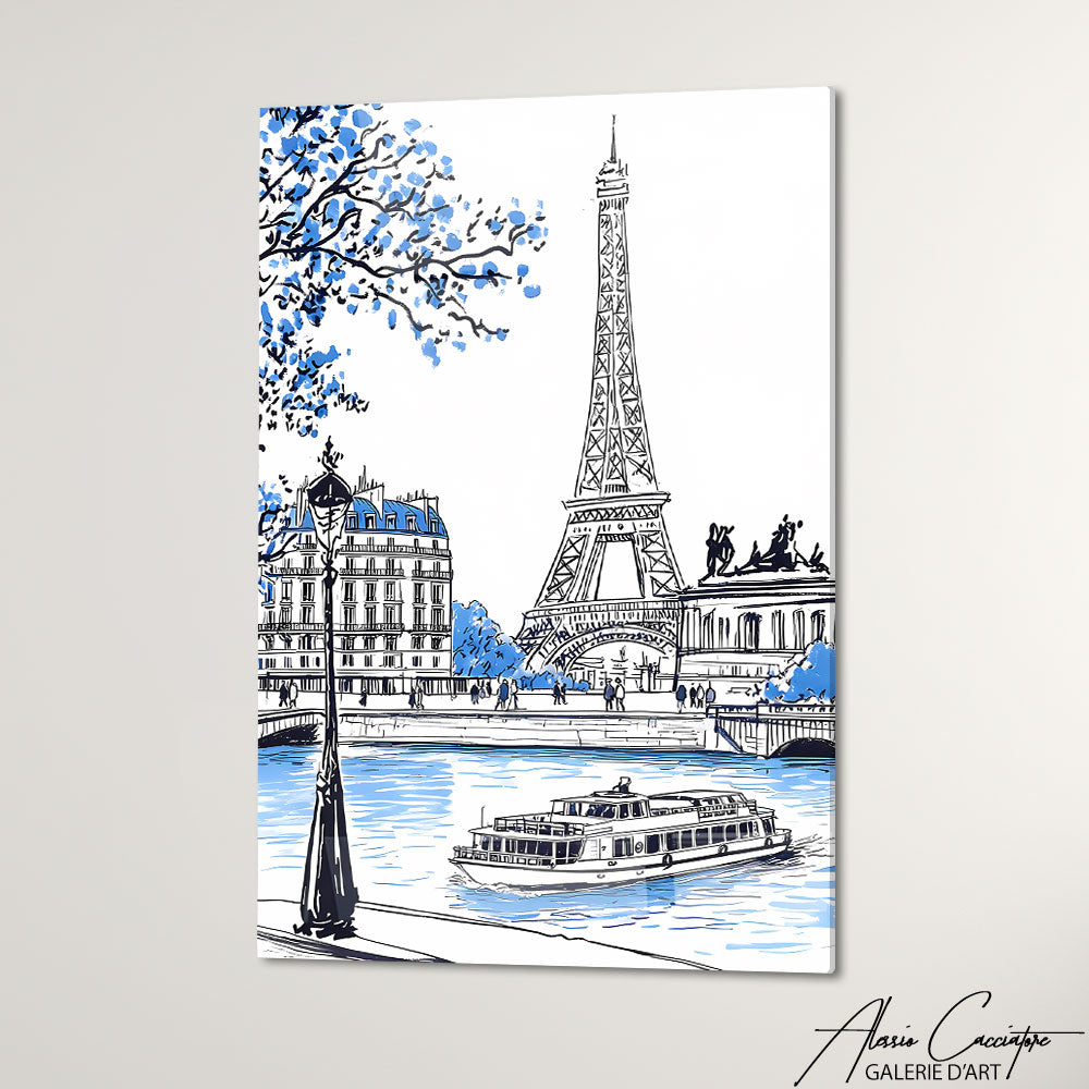 Cadre Paris Dessin