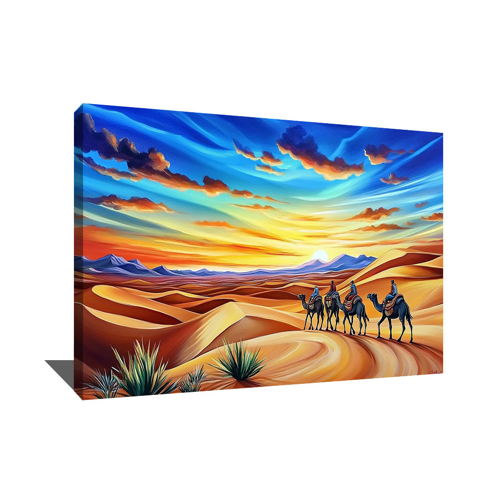Tableau Chameau Desert