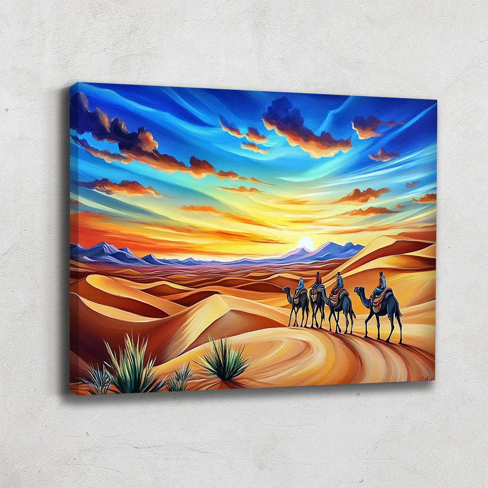 Tableau Chameau Desert
